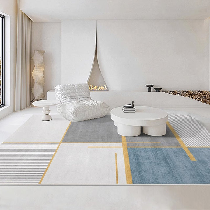 Elegant Floral Pattern Area Rug Bowlift