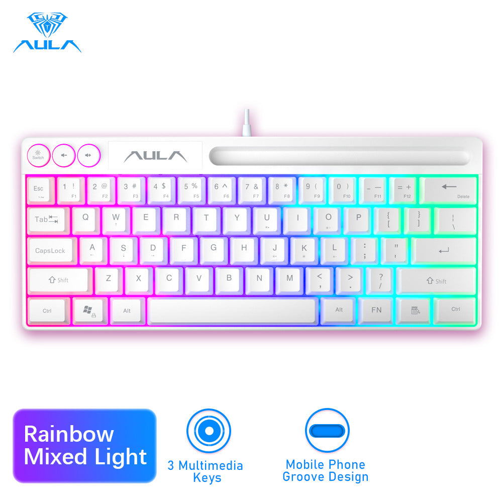 Wireless RGB Ultrathin Mechanical Keyboard Bowlift