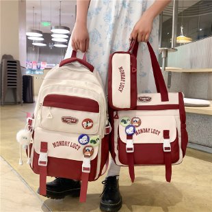 Playful Graphic Backpack Bowlift