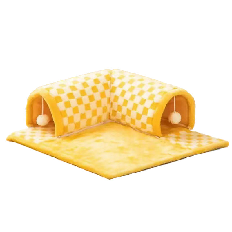Cozy Corner Cat Hideaway Dog Bed