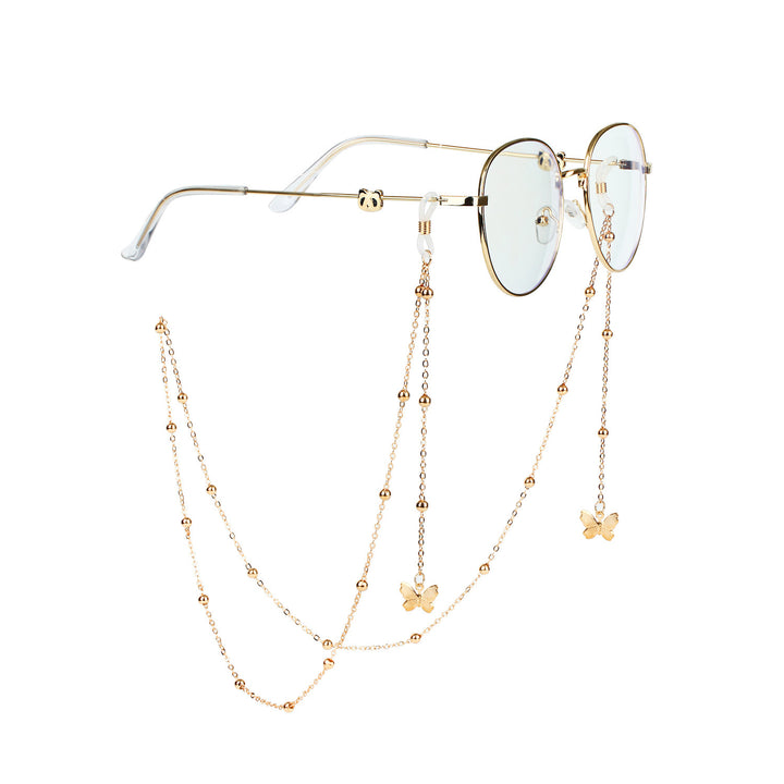 Glasses chain with butterfly pendants Bowlift