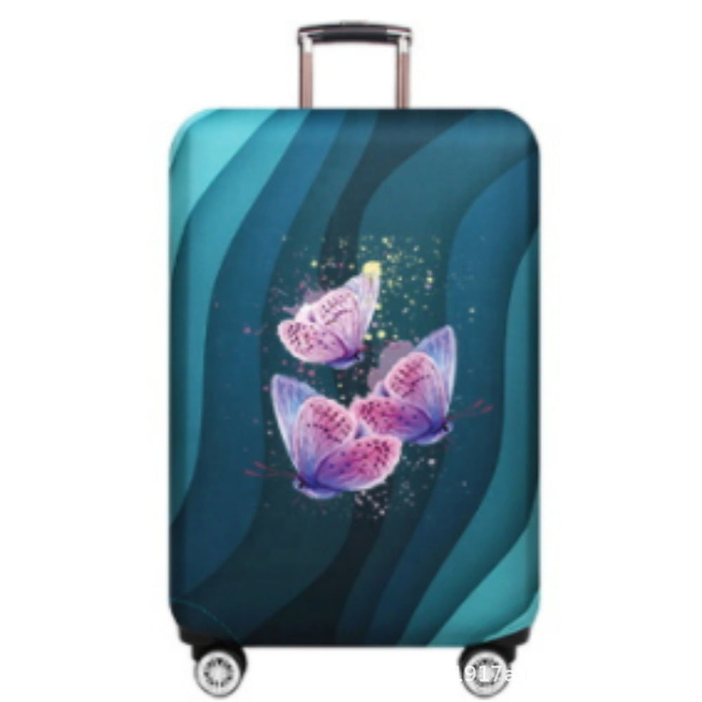 Women's Hard Shell Suitcase with Fashionable Butterfly Design Bowlift