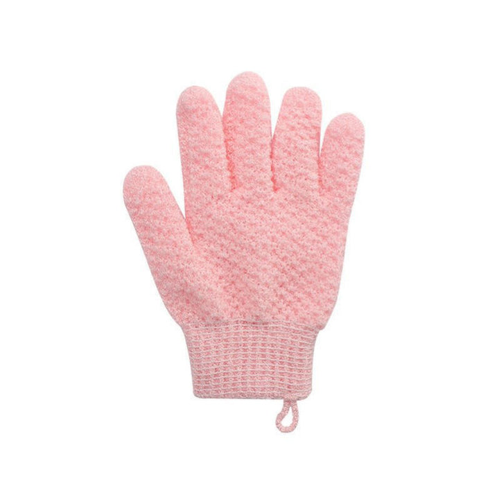 Exfoliating Shower Gloves with Soft Textured Scrub Fabric and Stretchy Elastic Cuff Bowlift