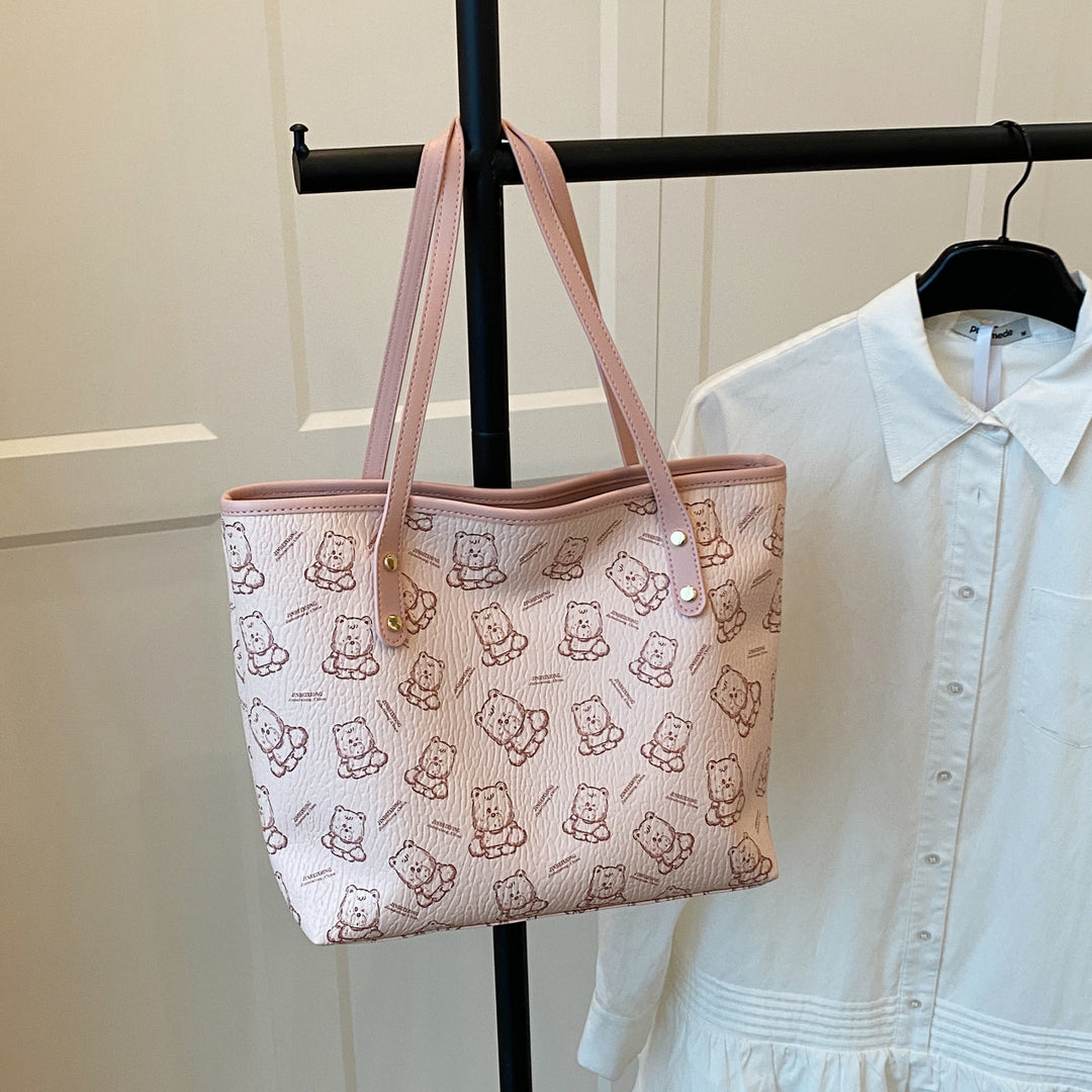 Playful Graphic Tote Bag Bowlift