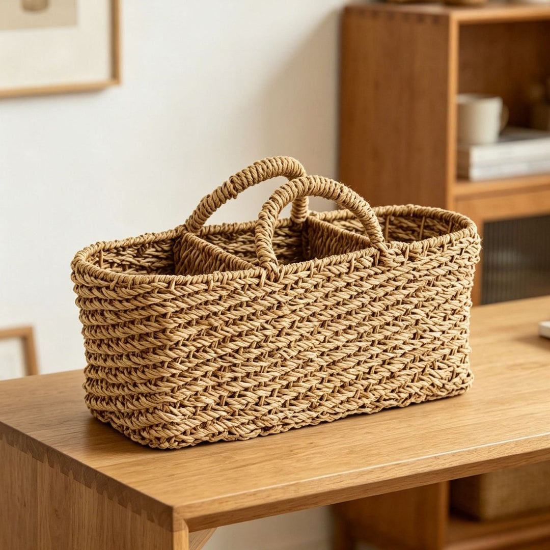 Woven Decorative Storage Basket Bowlift