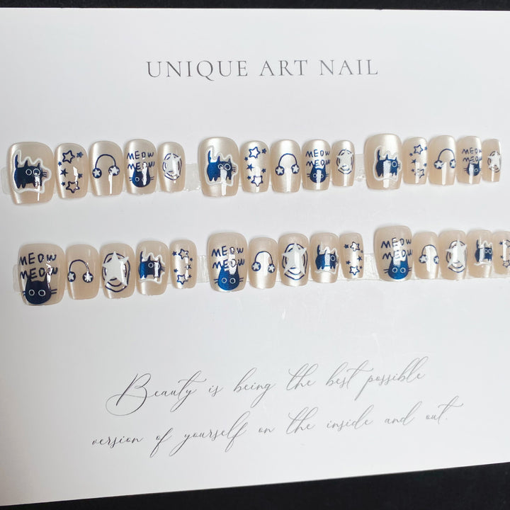Creative Nail Art Press-On Set