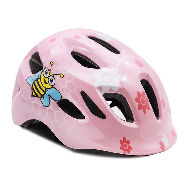 Children's bicycle helmet with funny bee motif Bowlift