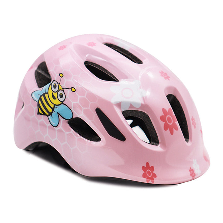 Children's bicycle helmet with funny bee motif Bowlift