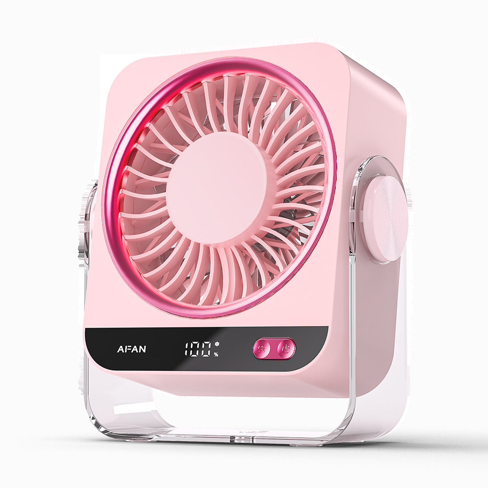 Ladies table fan with digital control and variable fan speed Bowlift
