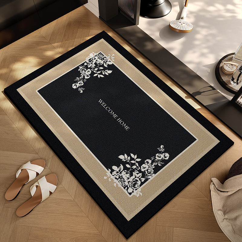 Checkerboard Patterned Entryway Mat Bowlift