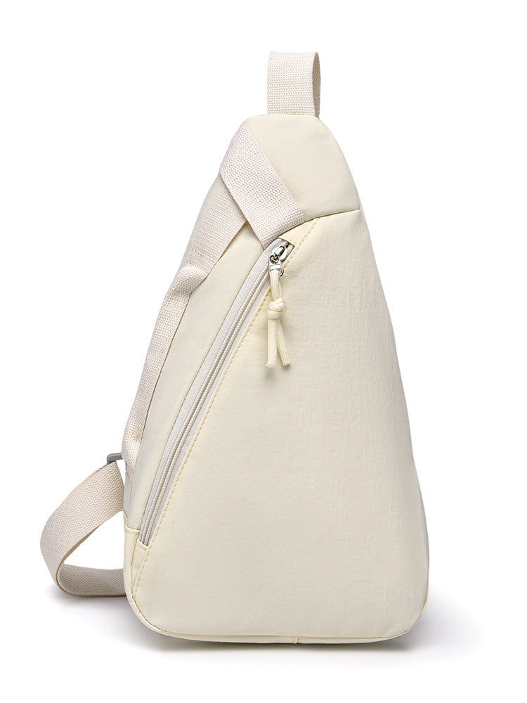 Sling bag with ergonomic design and additional compartments Bowlift
