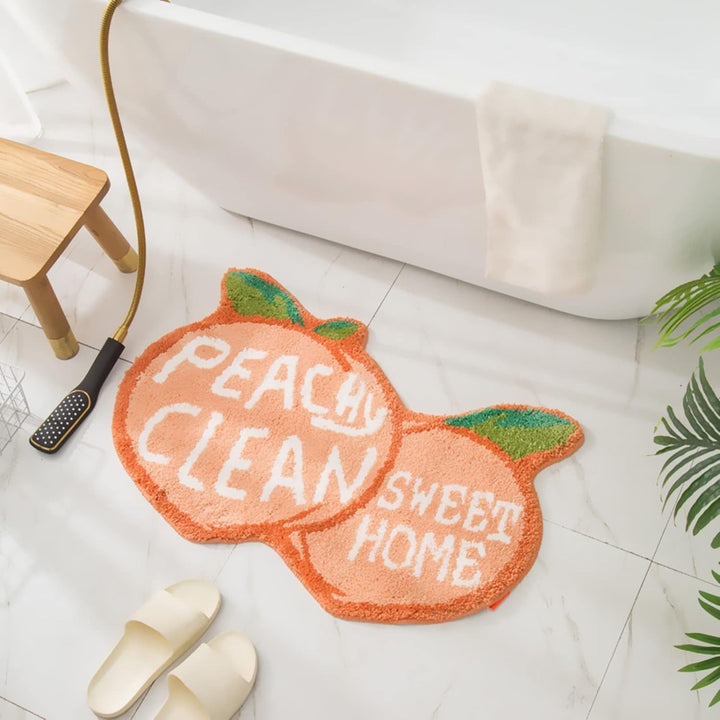 Lemon Slice Shape Bath Mat Bowlift