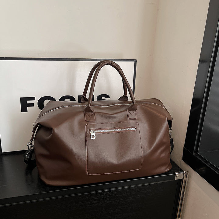 Luxury Leather Weekender Bag
