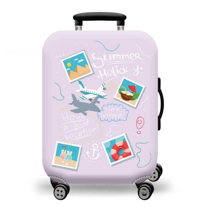 Unisex Hard-shell suitcase with stunning mountain landscape design Bowlift