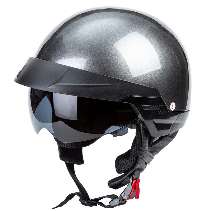 Advanced Scooter Helmet with Integrated Visor Bowlift