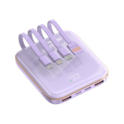 Portable power bank with innovative fast charging function and five-port design Bowlift