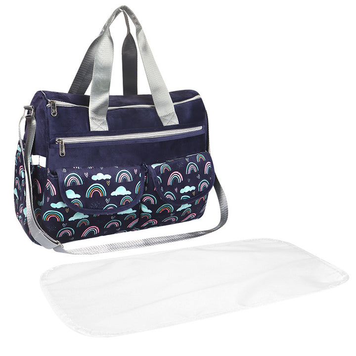 Multifunctional diaper bag with practical compartments Bowlift