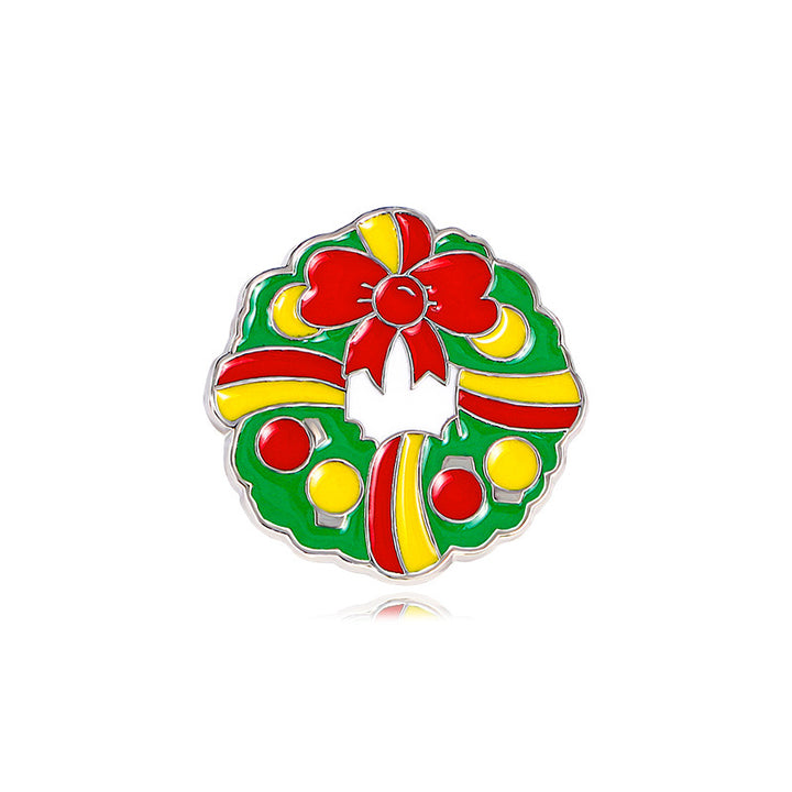 Decorative Enamel Christmas Tree Pin Bowlift