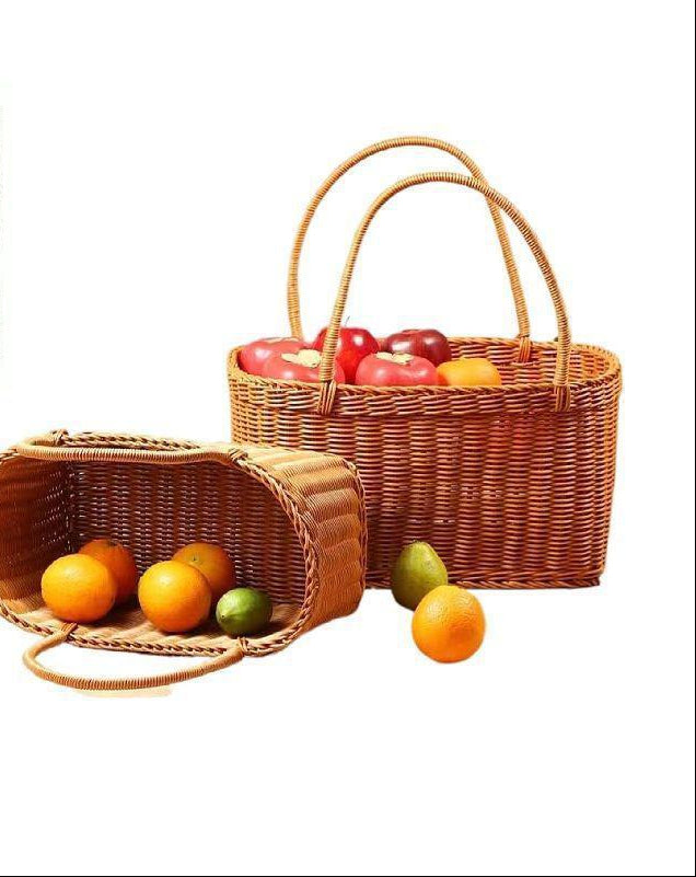 WoHandcrafted Woven Storage Basket Bowlift