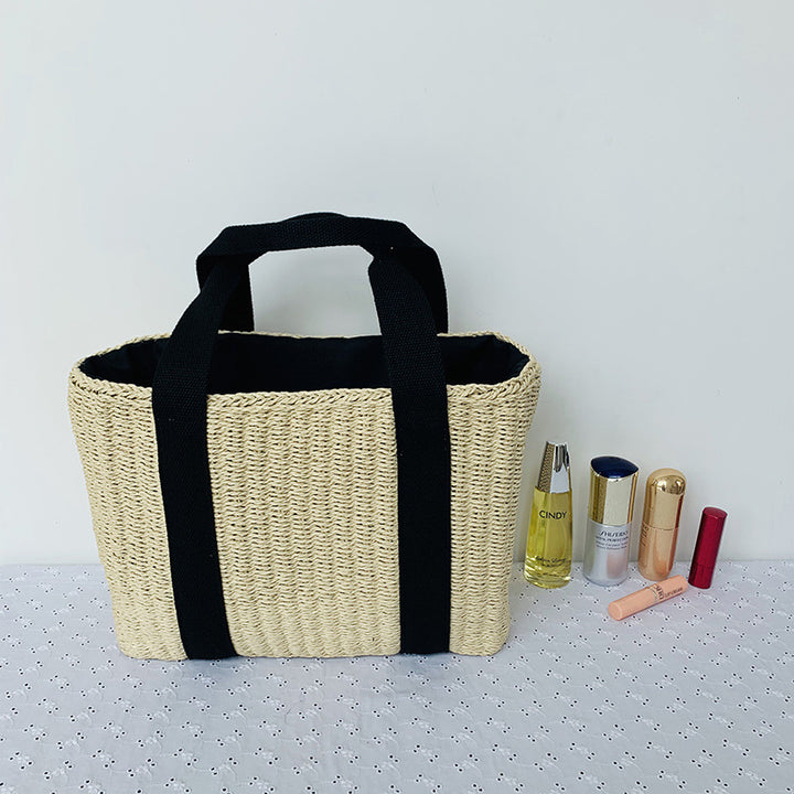 Sustainable basket bag with sturdy carrying handles Bowlift