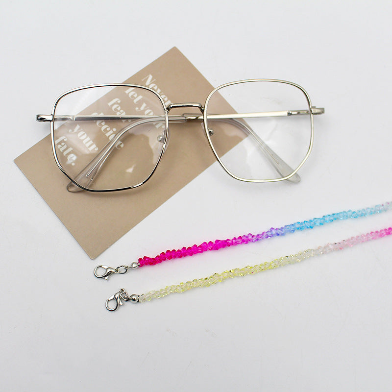 Elegant Crystal Beaded Eyewear Chain Bowlift
