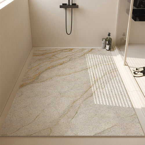 Luxurious Stone-Textured Bath Mat