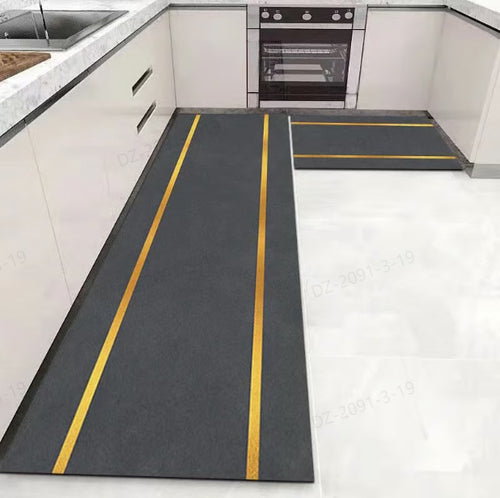 Non-Slip Kitchen Floor Mat Set Bowlift