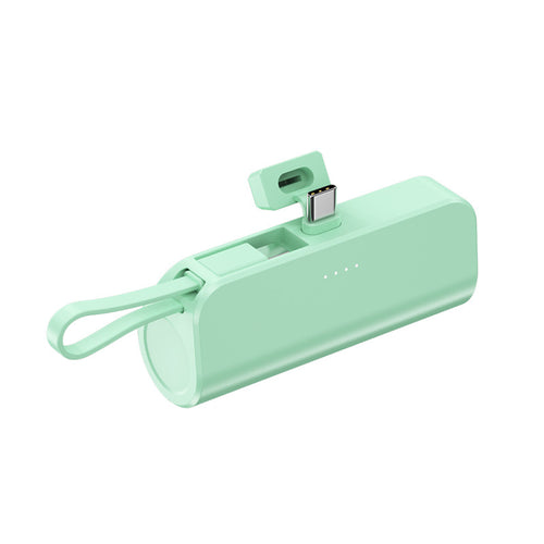 Portable power bank with integrated multifunctional charging cable system Bowlift
