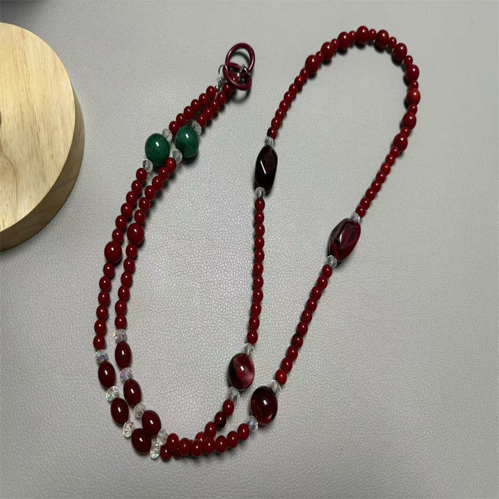 Multi-Strand Beaded Necklace Bowlift