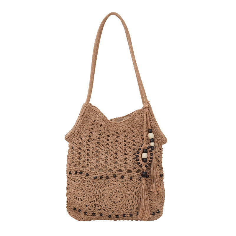 Handcrafted Macrame Shoulder Bag Bowlift