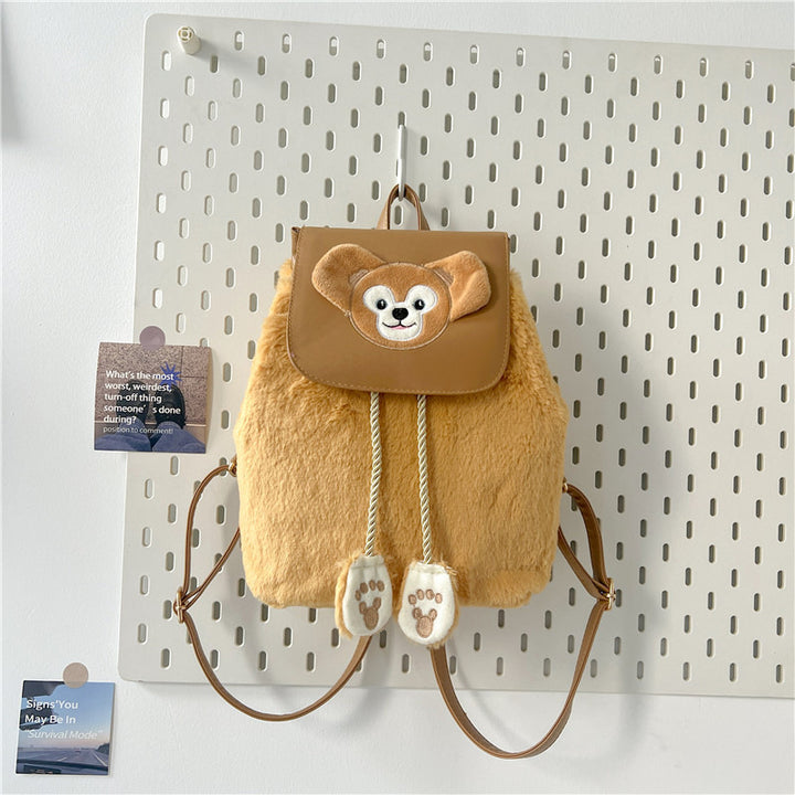 Plush backpack with animal motif Bowlift