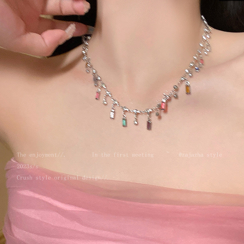 Colorful Charm Statement Necklace Bowlift