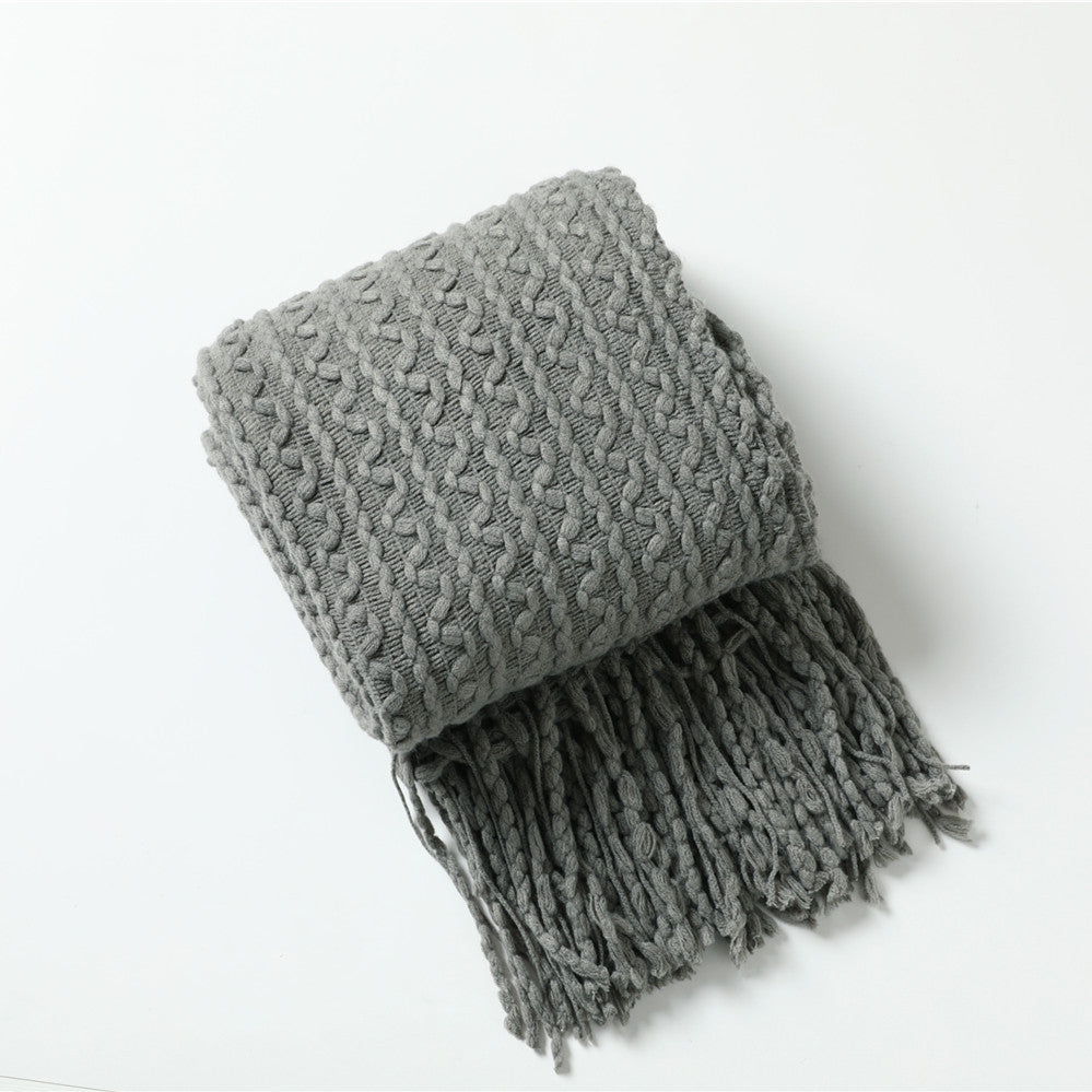 Cozy Knitted Scarf Bowlift