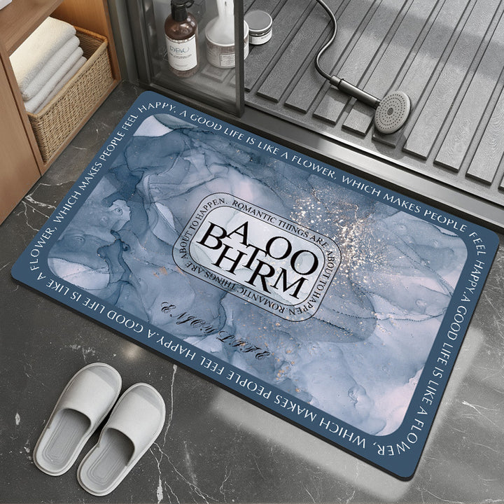 Luxurious Bathroom Floor Mat Bowlift