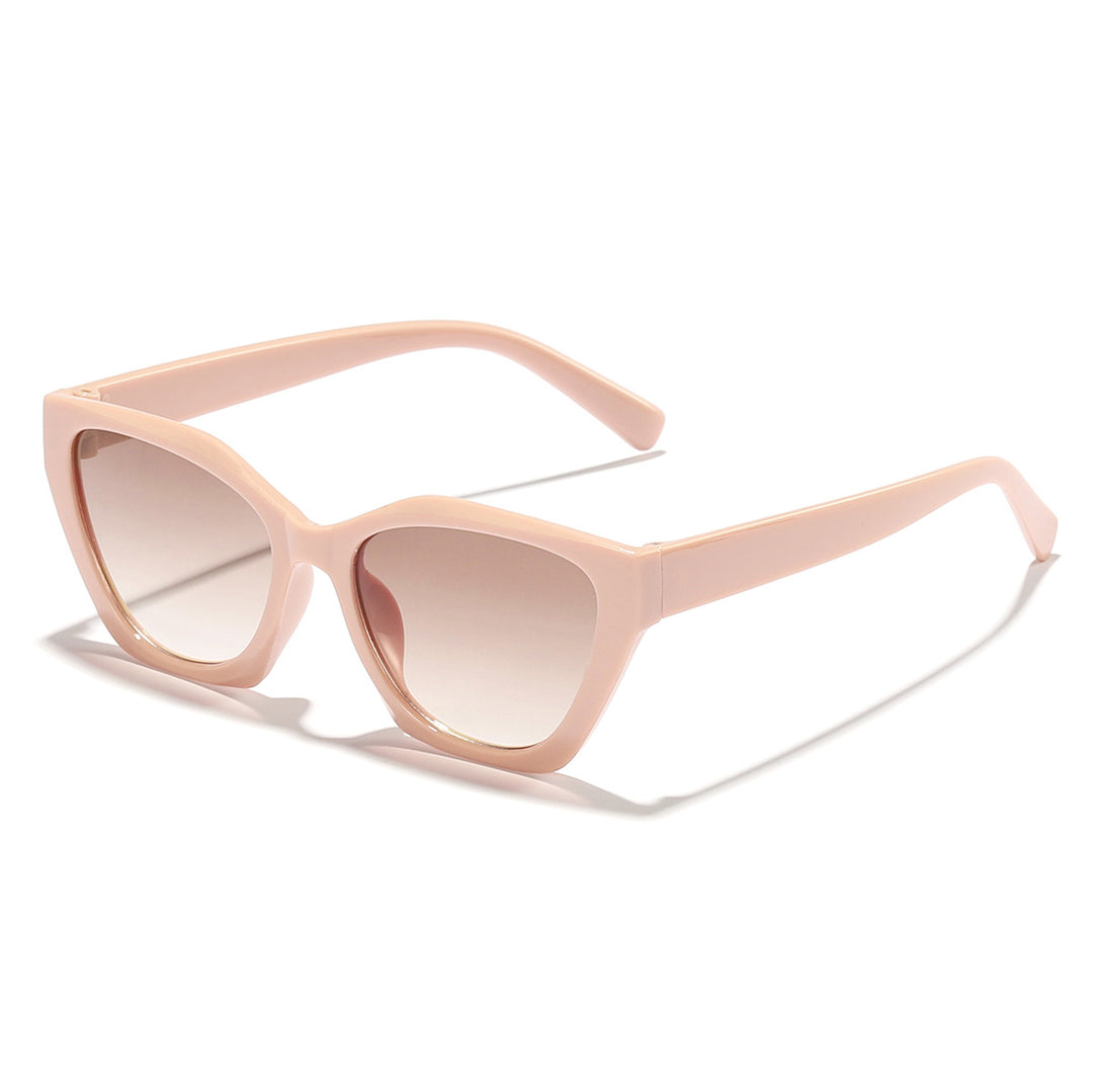 Women's geometric sunglasses with modern, hypoallergenic plastic frame Bowlift