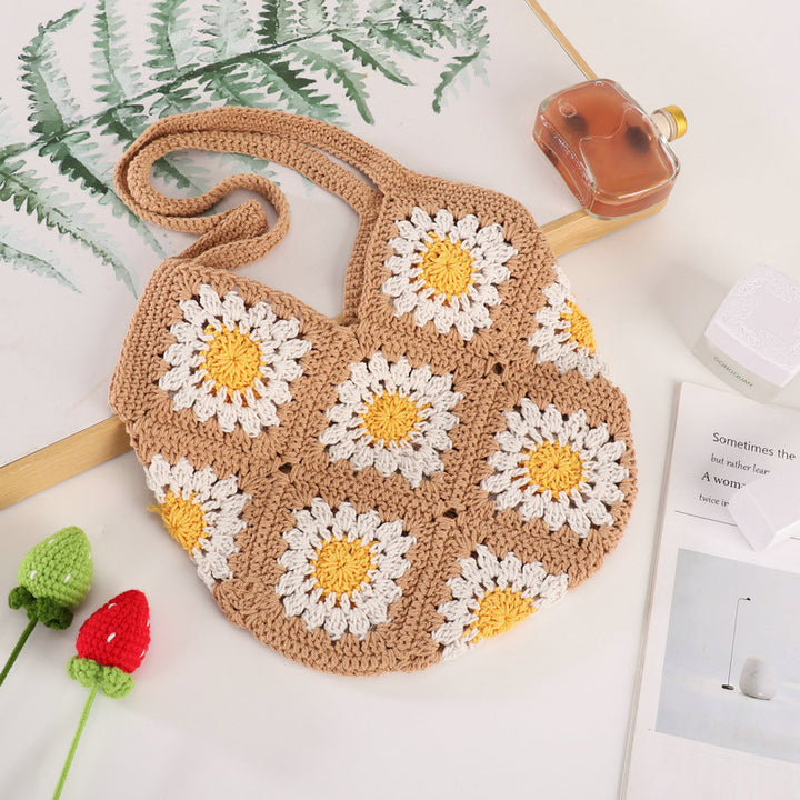 Handmade Crocheted Shoulder Bag Bowlift