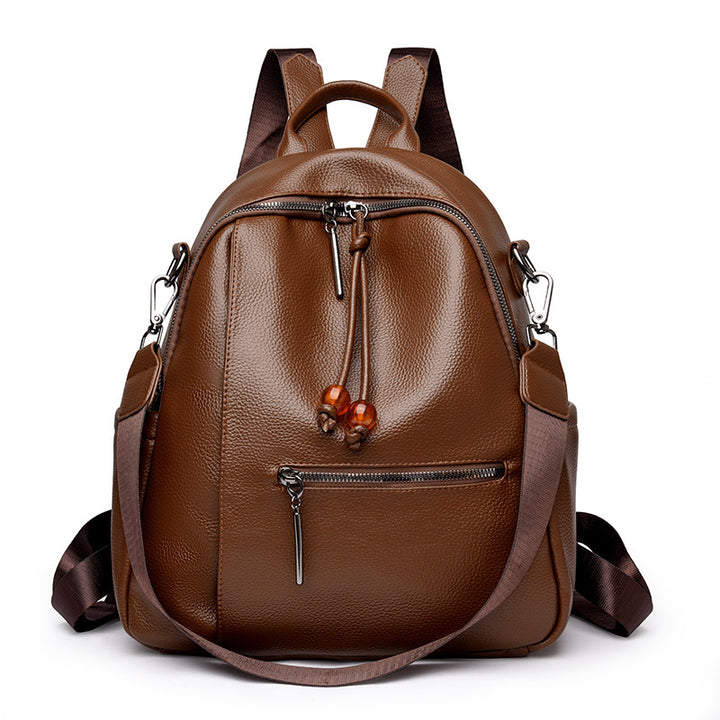 Premium Leather Travel Backpack Bowlift