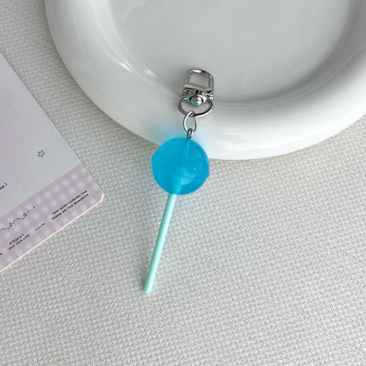 Lollipop-Inspired Charm Keychain Bowlift