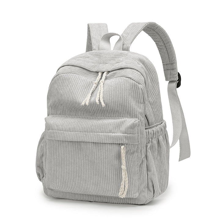 Cord Backpack with Functional Pockets Bowlift