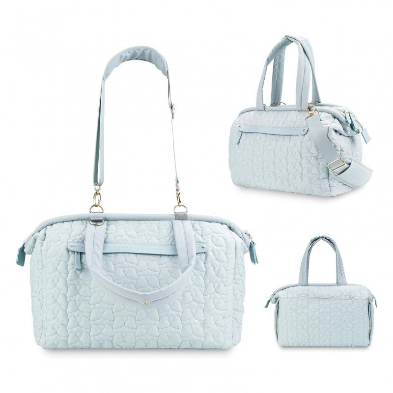 Quilted Multi-Functional Weekender Bag Bowlift