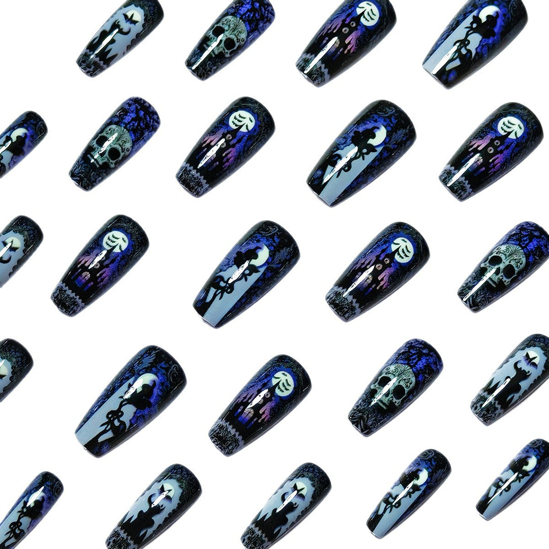 Gothic Themed Nail Art Bowlift