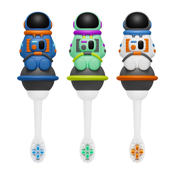 Dinosaur-Themed Ultra Soft Toothbrush Set Bowlift