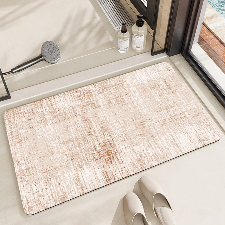 Stylish Geometric Pattern Bath Mat Bowlift
