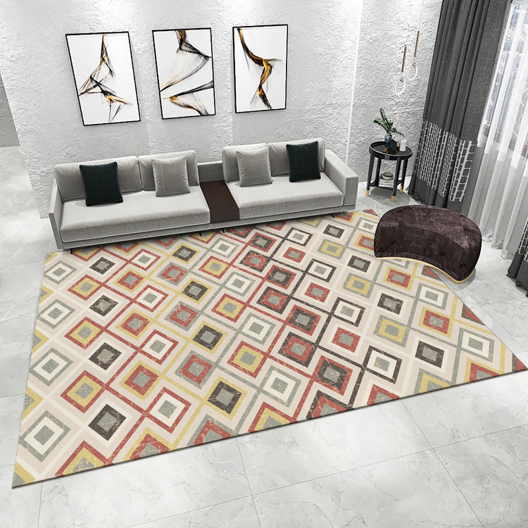 Geometric Patterned Area Rug   1786779209