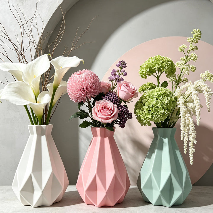 Modern Angular Decorative Vase Bowlift