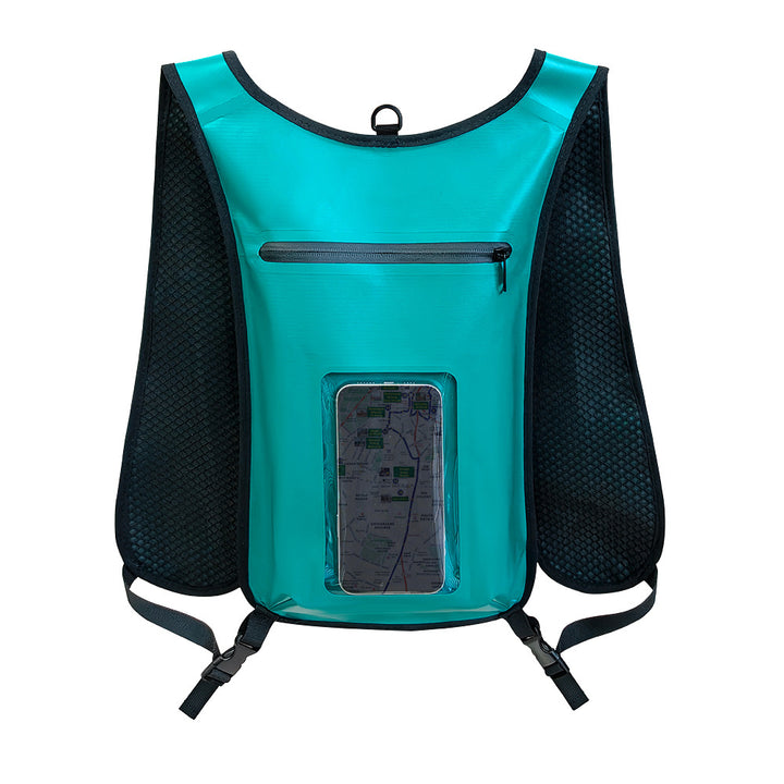 Waterproof Smartphone Backpack with Transparent Front Pocket Bowlift