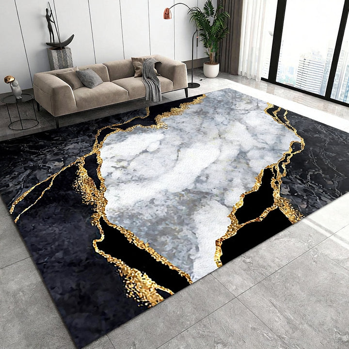 Luxurious Geometric Area Rug Bowlift