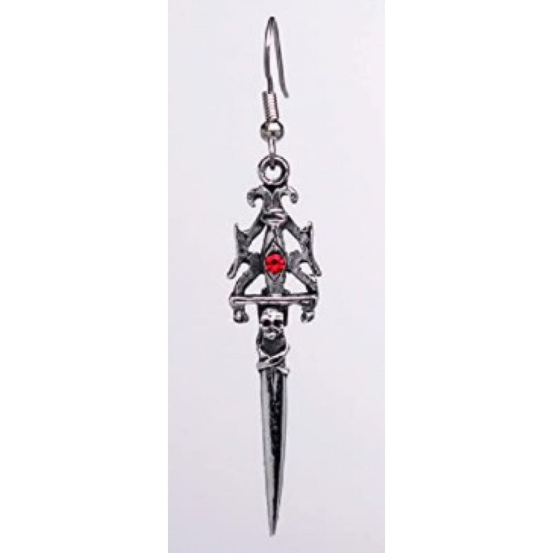 Gothic Statet Skull Earrings Bowlift