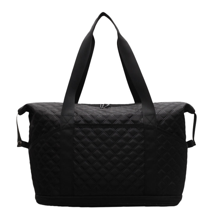 Quilted Travel Weekender Bag Bowlift