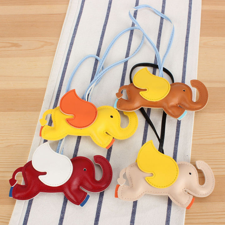 Creative Tote Bag with Playful Elephant Jewelry Bowlift
